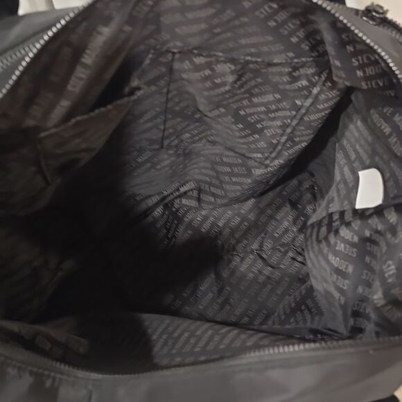 Steve Madden BGymm Weekender Bag- Black/Black - Picture 14 of 14